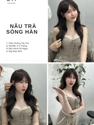 NÂU TRÀ × SÓNG HÀN – Mềm mại, thanh lịch và chuẩn vibe Hàn Quốc