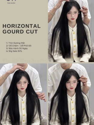Cắt tóc ngang bầu – Kiểu tóc thanh lịch, tôn dáng mặt tại UN Hair Studio
