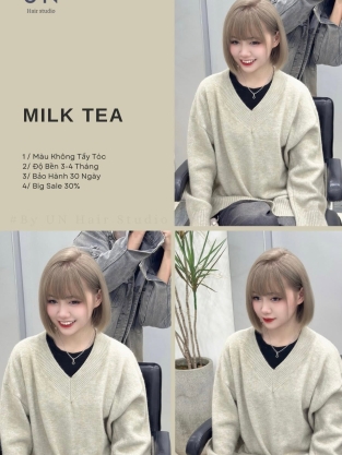 MILK TEA BOB – KIỂU TÓC NHẸ NHÀNG, NGỌT NGÀO CHO NÀNG THÍCH VIBE NỮ TÍNH
