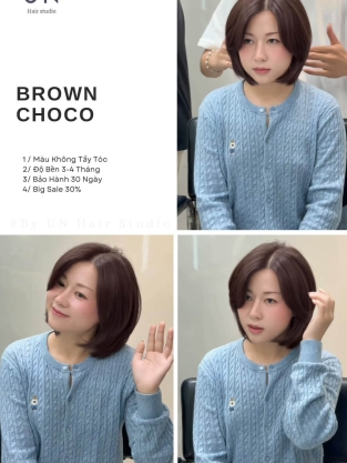 UN x NÂU CHOCO KẾT HỢP TÓC NGẮN – NGỌT NGÀO, TÔN DA VÀ HIỆN ĐẠI