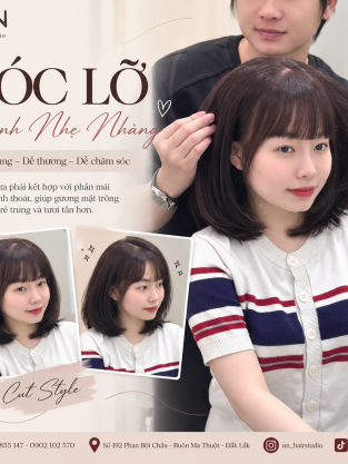 TÓC LỠ XINH NHẸ NHÀNG – GỢI Ý KIỂU TÓC TRẺ TRUNG, NỮ TÍNH CHO NÀNG HIỆN ĐẠI
