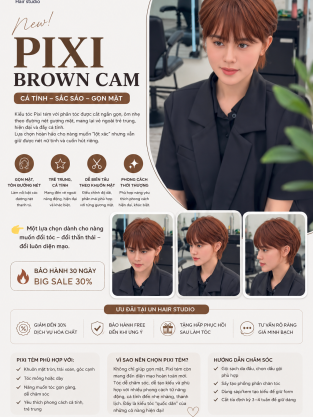 UN Hair × Pixi Tém – Cá tính, sắc sảo, gọn mặt và thời thượng