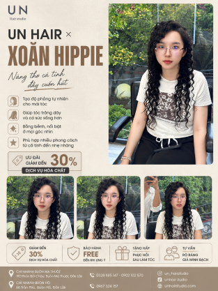 UN HAIR × XOĂN HIPPIE – Nàng thơ cá tính đầy cuốn hút