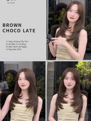 Brown Chocolate màu đẹp hot trend năm nay 
