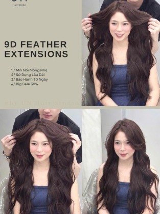 Nối Tóc Lông Vũ 9D Feather Ex Tensions siêu hot 