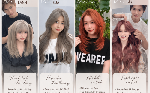 Top Mẫu Tóc Hot Trend 2026 – Thay Đổi Diện Mạo Cùng UN Hair Studio