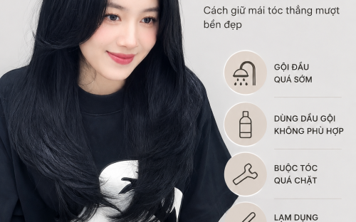 5 sai lầm khiến tóc duỗi nhanh mất nếp – Cách giữ mái tóc thẳng mượt bền đẹp