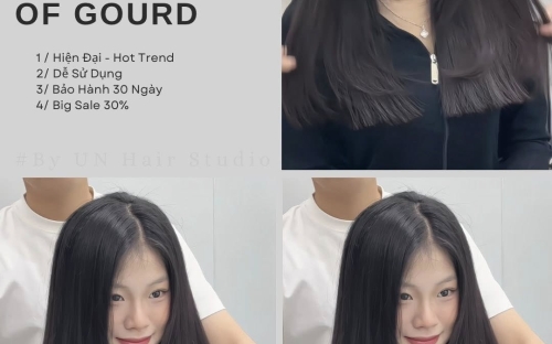 UN x Layer ngang bầu – Mẫu tóc xu hướng 2026 tại UN Hair Studio