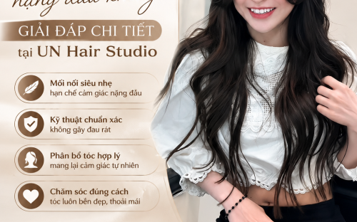 Nối tóc có đau hoặc nặng đầu không? Những điều cần biết trước khi nối tóc