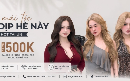 Làm Tóc Nữ Đẹp Ở Đâu Tại Buôn Ma Thuột? Địa Chỉ Được Nhiều Khách Hàng Tin Chọn Tại BMT