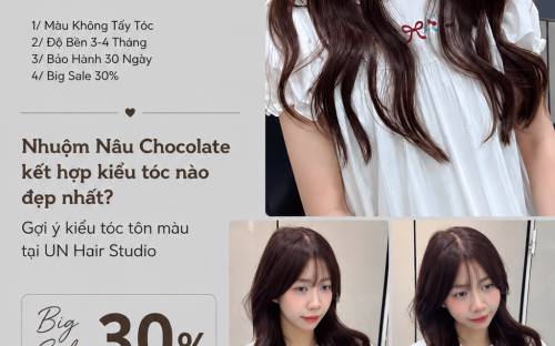 Nhuộm Nâu Chocolate kết hợp kiểu tóc nào đẹp nhất? Gợi ý những kiểu tóc tôn màu và tôn dáng mặt