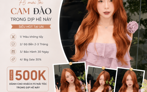 Cam Đào Siêu Hot 2026 – Màu Tóc Không Cần Tẩy Đang Được Các Nàng Săn Đón Nhiệt Tình