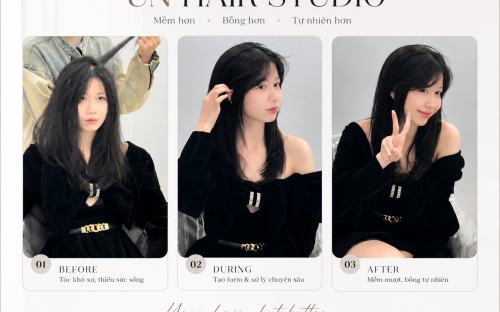 Khách Hàng Thực Tế Tại UN Hair Studio – Mỗi Mái Tóc Đều Có Một Hành Trình Thay Đổi Riêng