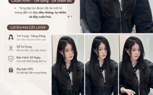 Cắt Layer Đẹp Ở Đâu Tại BMT? Bí Quyết Sở Hữu Mái Tóc Chuẩn Xu Hướng Tại UN Hair Studio