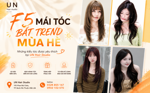 UN HAIR STUDIO VINH DỰ ĐỒNG HÀNH CÙNG CHƯƠNG TRÌNH "NHỊP SỐNG TRẺ" CỦA ĐÀI PHÁT THANH - TRUYỀN HÌNH ĐẮK LẮK