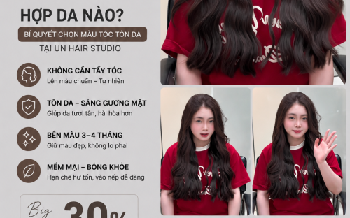 Nâu Mocha hợp da nào? Bí quyết chọn màu tóc tôn da tại UN Hair Studio