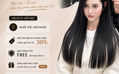 DUỖI HƠI NƯỚC – DỊCH VỤ TÓC SIÊU HOT MÙA THU ĐÔNG 2026, CHO MÁI TÓC SUÔN MƯỢT TỰ NHIÊN