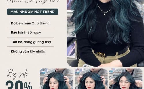 Baby Light Xanh Khói – Xu Hướng Highlight Cá Tính Dành Cho Những Cô Nàng Muốn Khác Biệt Tại UN Hair Studio