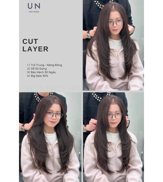 UN Hair × Cut Layer – Kiểu tóc luôn hot, lựa chọn phù hợp cho học sinh