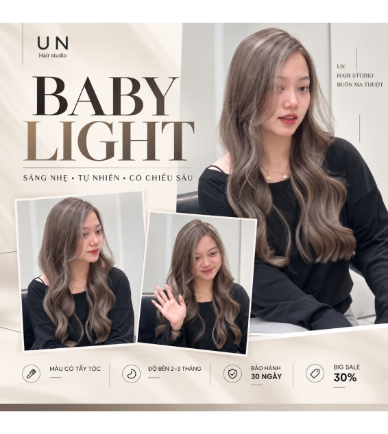 BABY LIGHT – HIỆU ỨNG TÓC SÁNG NHẸ, TỰ NHIÊN VÀ CÓ CHIỀU SÂU NĂM 2026