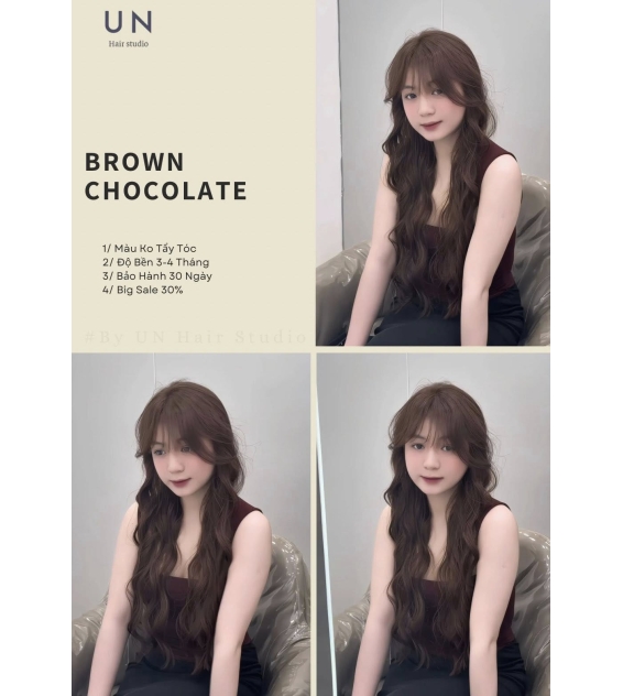 Brown Chocolate màu đẹp hot năm nay 