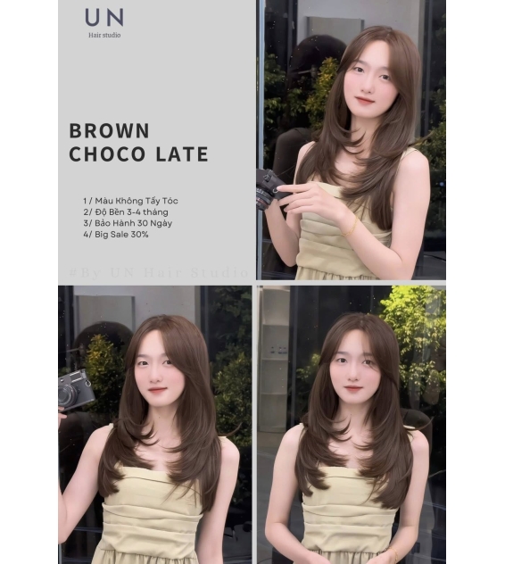 Brown Chocolate màu đẹp hot trend năm nay 