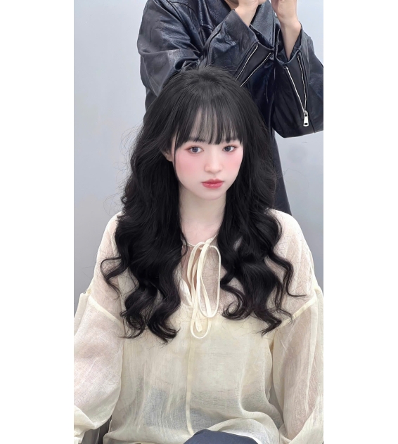 Uốn tóc kiểu uốn Hàn Quốc