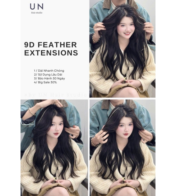 Nối Tóc Lông Vũ 9D Feather Ex Tensions