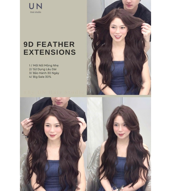 Nối Tóc Lông Vũ 9D Feather Ex Tensions siêu hot 
