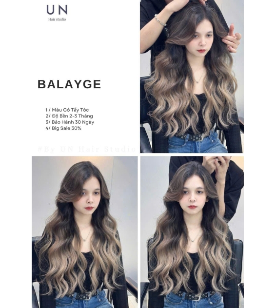 Màu Nhuộm Tóc Balayage Đẹp